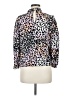 Veronica Beard Animal Print Pink Long Sleeve Silk Top Size 8 - photo 2