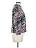 Veronica Beard Animal Print Pink Long Sleeve Silk Top Size 8 - photo 4