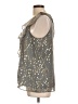 BCBGeneration Gray Sleeveless Blouse Size L - photo 5