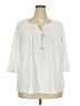Daniel Rainn Ivory 3/4 Sleeve Blouse Size 2X - photo 1