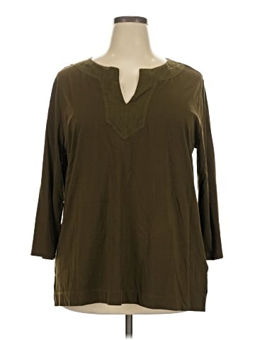 Lauren by Ralph Lauren 3/4 Sleeve Blouse (view 1)