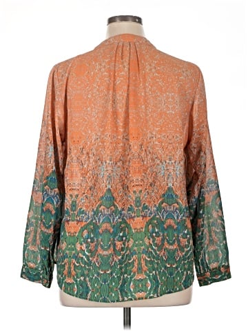 Rose + Olive Long Sleeve Blouse (view 2)