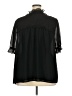 Pleione 100% Polyester Black Short Sleeve Blouse Size 2X - photo 2