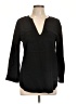 Joie 100% Silk Black Long Sleeve Silk Top Size L - photo 1