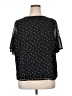 Ava & Viv Stars Black Short Sleeve Blouse Size 14 (X) - photo 1