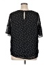 Ava & Viv Stars Black Short Sleeve Blouse Size 14 (X) - photo 2