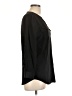 Joie 100% Silk Black Long Sleeve Silk Top Size L - photo 4