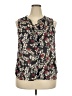 Fun2Fun 100% Polyester Black Sleeveless Blouse Size XXL - photo 1
