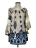 Win Win Blue 3/4 Sleeve Blouse Size S - photo 1