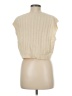 Shein 100% Acrylic Ivory Sweater Vest Size 8 - 10 - photo 2