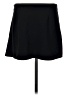 MNG Solid Black Casual Skirt Size S - photo 2