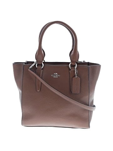 Coach Factory Leather Satchel (view 1)