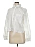 Ann Taylor LOFT White Long Sleeve Button-Down Shirt Size M - photo 1