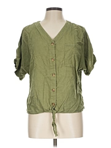 Time and Tru Short Sleeve Blouse (view 1)
