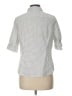 Simply Styled Houndstooth White 3/4 Sleeve Button-Down Shirt Size L - photo 2