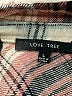 Love Tree Plaid Red 3/4 Sleeve Button-Down Shirt Size L - photo 7