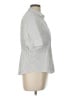 Simply Styled Houndstooth White 3/4 Sleeve Button-Down Shirt Size L - photo 4