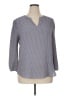Fun2Fun 100% Polyester Gray 3/4 Sleeve Blouse Size XL - photo 1