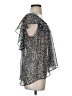 BCBGeneration 100% Polyester Silver Sleeveless Blouse Size S - photo 4