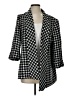 Anne Klein 100% Acrylic Houndstooth Black Ivory Blazer Size S - photo 1
