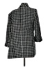 Anne Klein 100% Acrylic Houndstooth Black Ivory Blazer Size S - photo 2