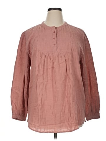 Market and Spruce 3/4 Sleeve Blouse (view 1)