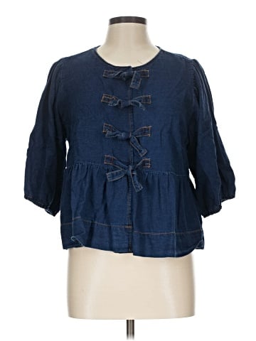 Velvet Heart 3/4 Sleeve Blouse (view 1)