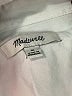 Madewell Solid White Short Sleeve Button-Down Shirt Size M - photo 7