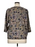 Lands' End 100% Supima Cotton Paisley Gold Pullover Sweater Size XL - photo 2