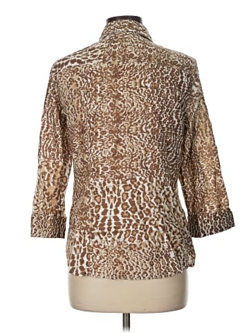 Foxcroft 3/4 Sleeve Button-Down Shirt (view 2)