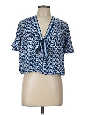 Max Studio Short Sleeve Blouse (view 1)