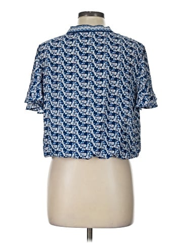 Max Studio Short Sleeve Blouse (view 2)