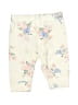 Baby Gap 100% Cotton Floral Ivory Khakis Size 0-3 mo - photo 1