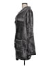 Hue 100% Polyester Gray Poncho Size Lg - XL - photo 5