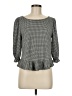 W5 Gray 3/4 Sleeve Blouse Size M - photo 1