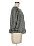 W5 Gray 3/4 Sleeve Blouse Size M - photo 4