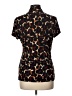 DKNY Black Short Sleeve Blouse Size L - photo 2