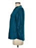 Active USA 100% Rayon Teal Long Sleeve Blouse Size M - photo 5