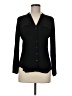 INC International Concepts 100% Polyester Black Long Sleeve Blouse Size M - photo 1