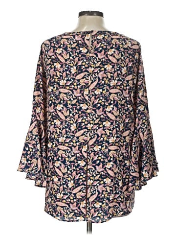 LC Lauren Conrad 3/4 Sleeve Blouse (view 2)
