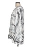 Rose + Olive 100% Polyester Silver 3/4 Sleeve Blouse Size L - photo 5