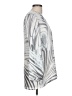Rose + Olive 100% Polyester Silver 3/4 Sleeve Blouse Size L - photo 4