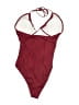 Unbranded Chevron-herringbone Burgundy One Piece Swimsuit Size XL - photo 2