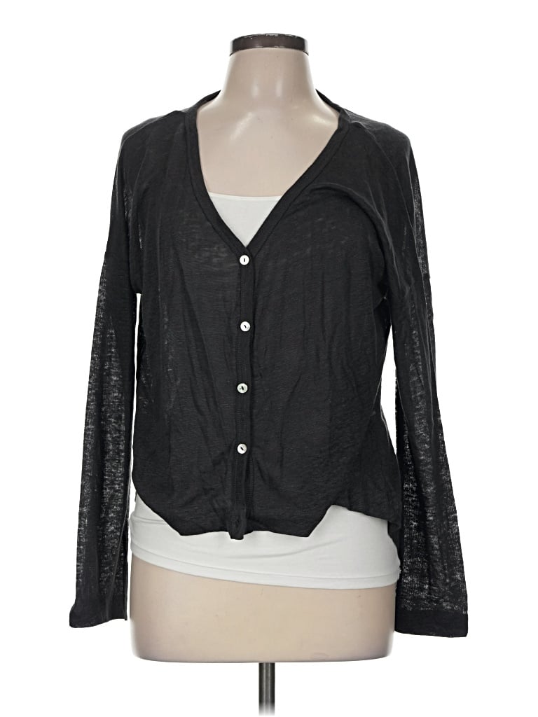 Pre-owned Zara Collection Cardigan Sweater In Black