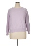 Karen Scott 100% Cotton Purple Pullover Sweater Size XL - photo 1