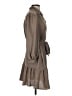 Max Studio 100% Polyester Brown Casual Dress Size S - photo 4
