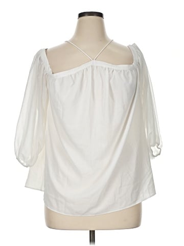 1.State 3/4 Sleeve Blouse (view 1)