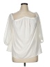 1.State 100% Polyester Ivory 3/4 Sleeve Blouse Size XL - photo 1