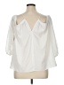 1.State 100% Polyester Ivory 3/4 Sleeve Blouse Size XL - photo 2