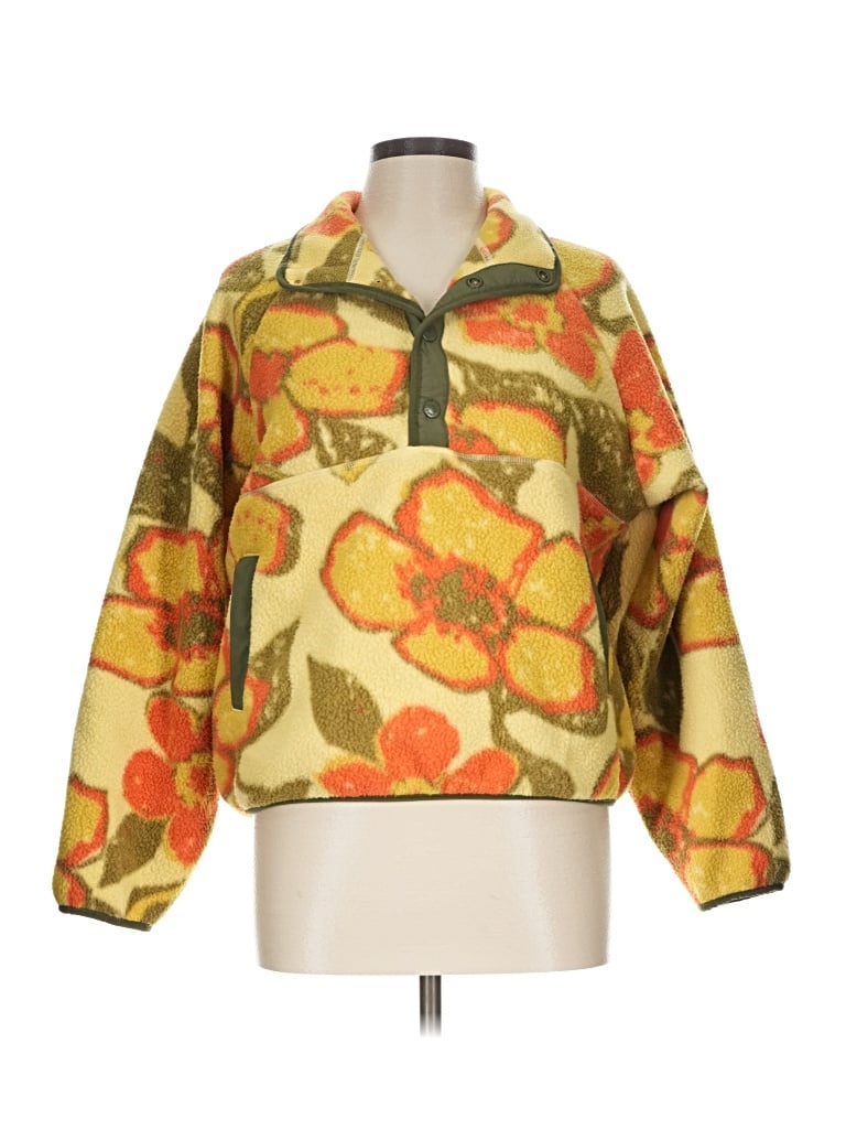 Pre-owned Toad And Co Windbreaker Jacket In Yellow